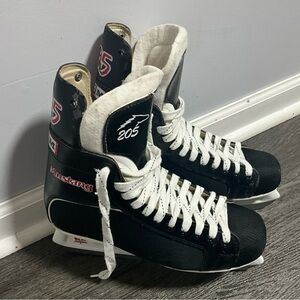 CCM 205 Mustang SL-2500 Ice Hockey Skates Shoe Sports Black white1 1/3”288mm(#03